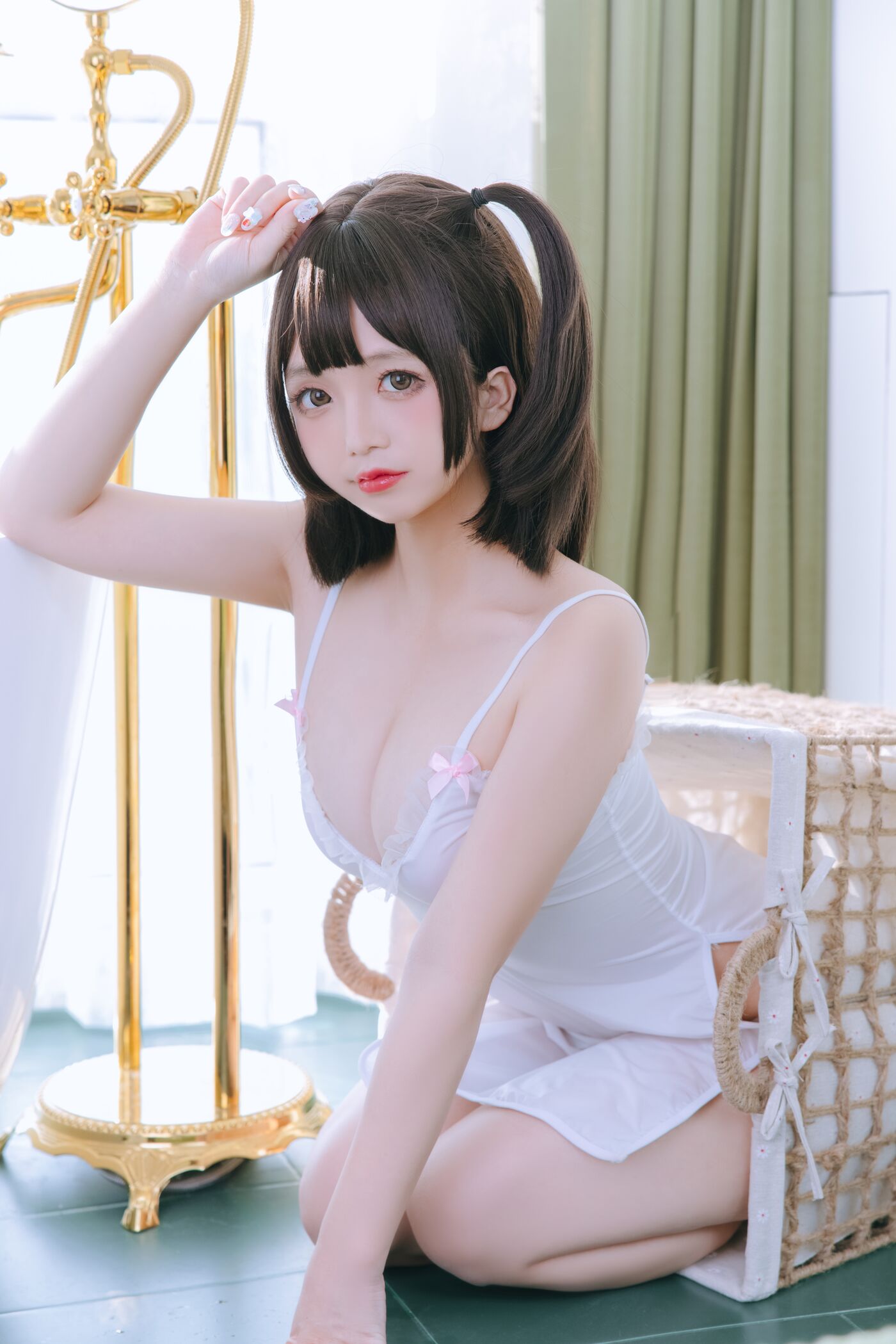 日奈娇 NO.043 湿身小白裙[70P]插图9